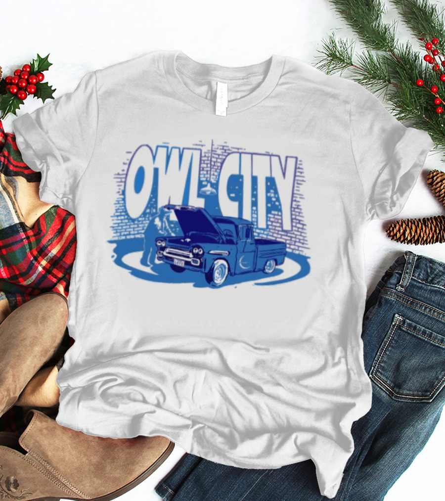 Owl City Vintage Truck Breakdown T-Shirt