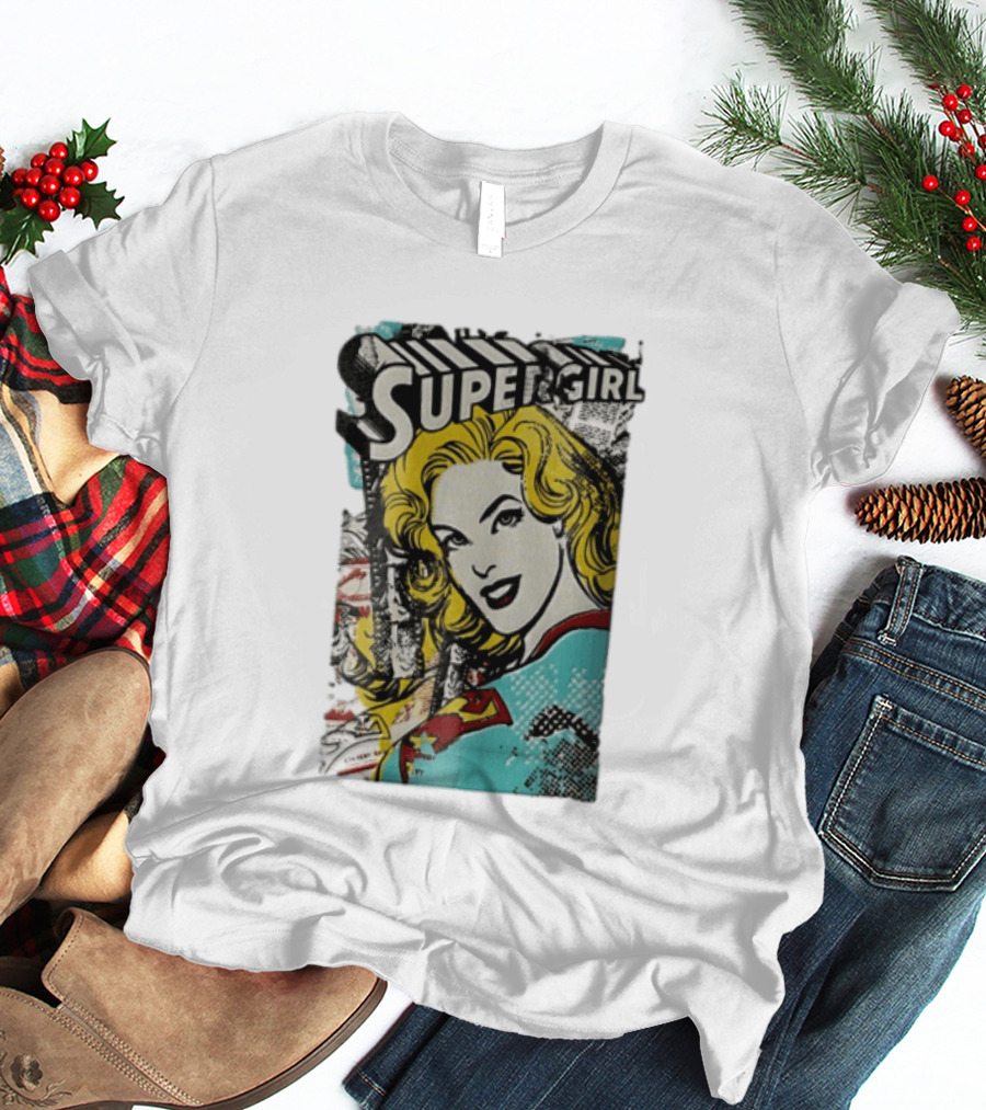 Supergirl DC Comics Blonde Woman Pop T-Shirt