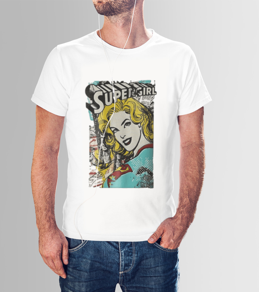 Supergirl DC Comics Blonde Woman Pop T-Shirt