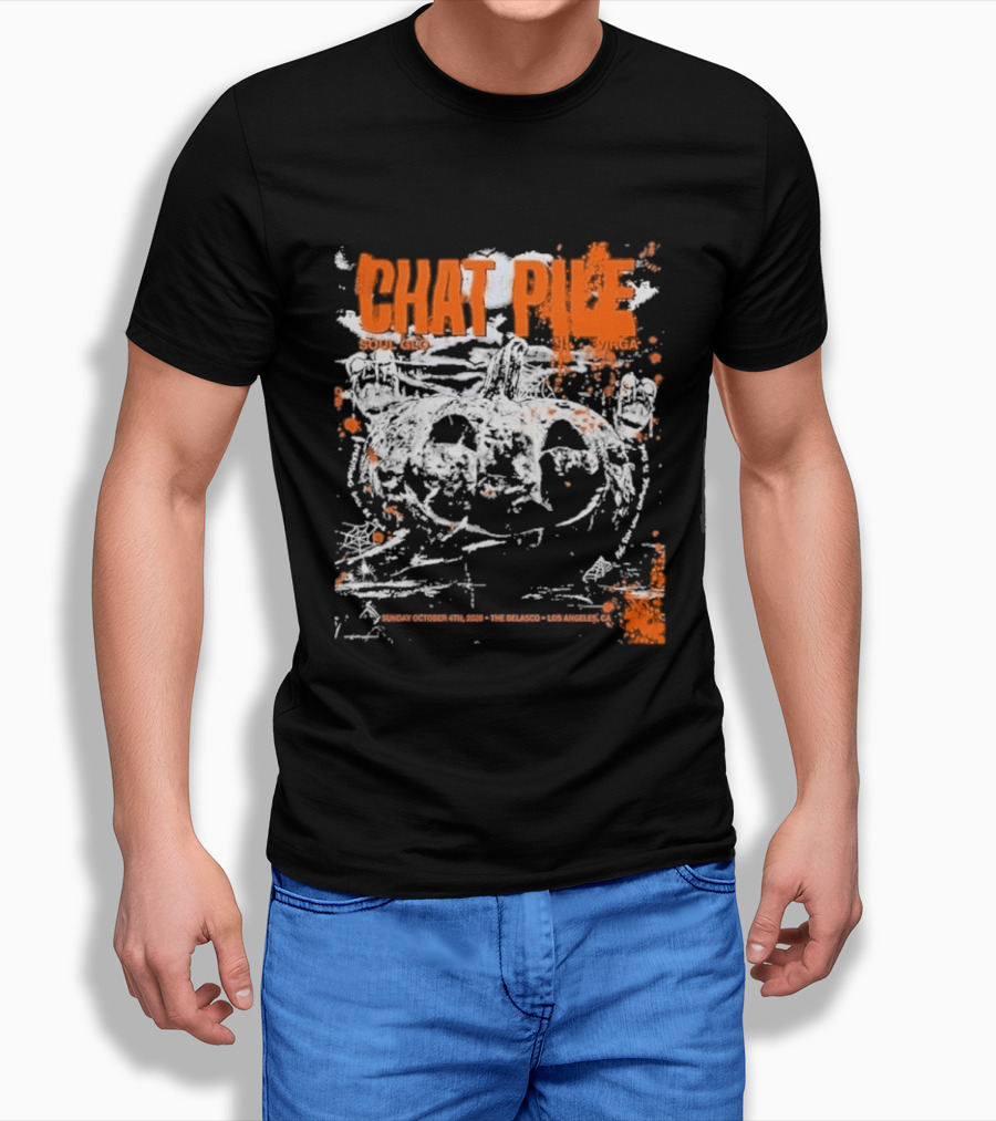 Chat Pile Event October 4 2026 The Belasco Los Angeles CA Sonic Gig T-Shirt