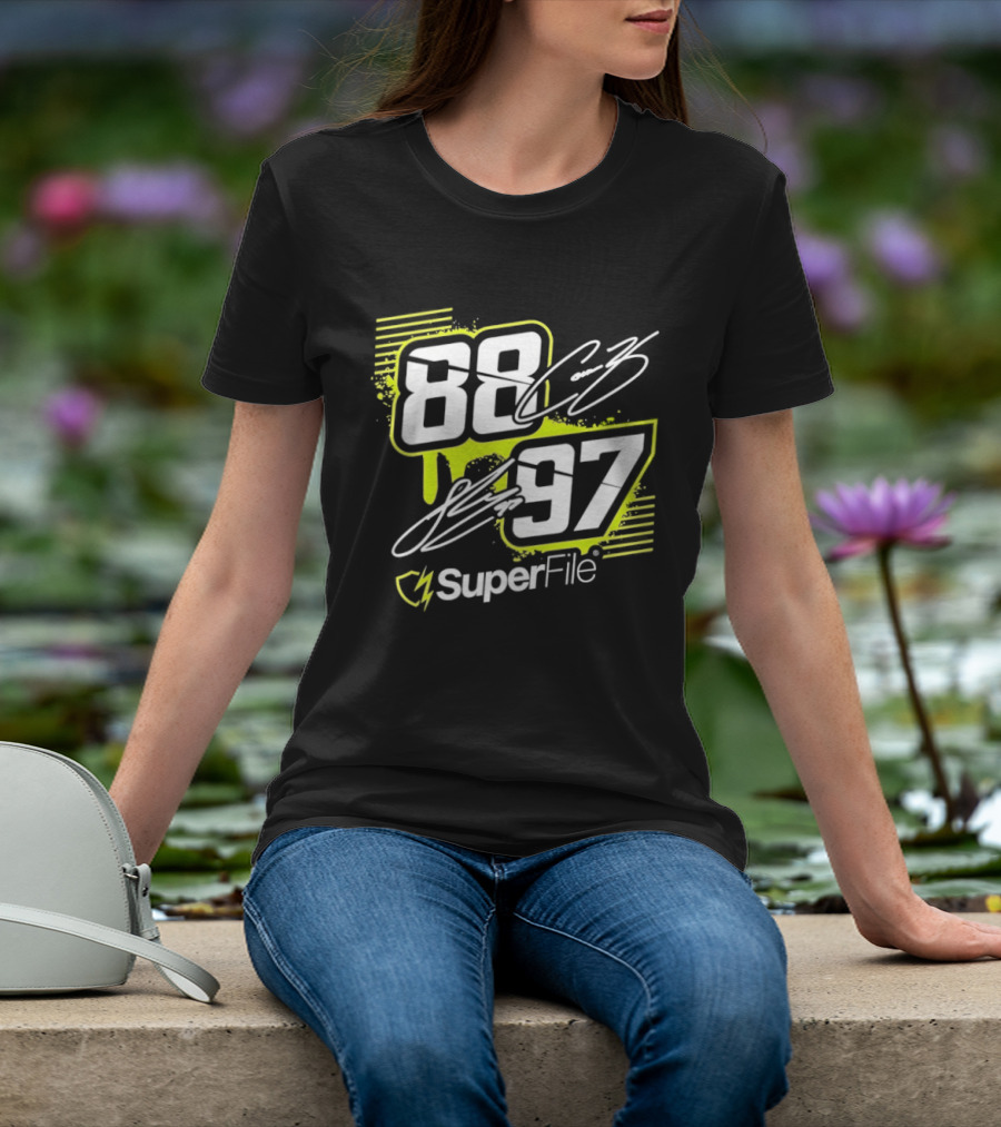 Connor Zilisch 88 Shane Van Gisbergen 97 SuperFile T-Shirt