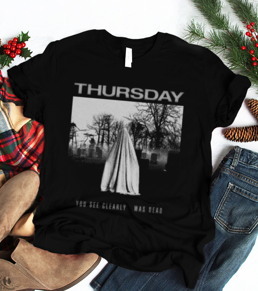 Thursday Store Common Graves New Jersey Emo Band 2002 T-Shirt