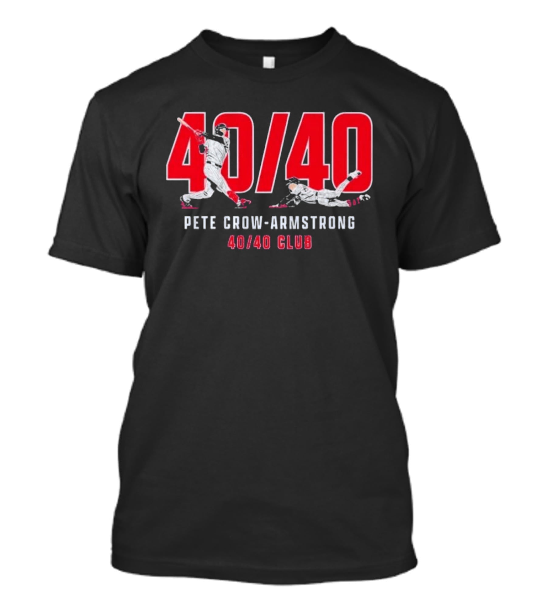 Pete Crow Armstrong 40 40 Club Baseball T-Shirt