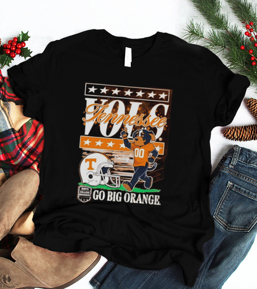 Tennessee Vols Smokey Go Big Orange ESPN College Gameday T-Shirt
