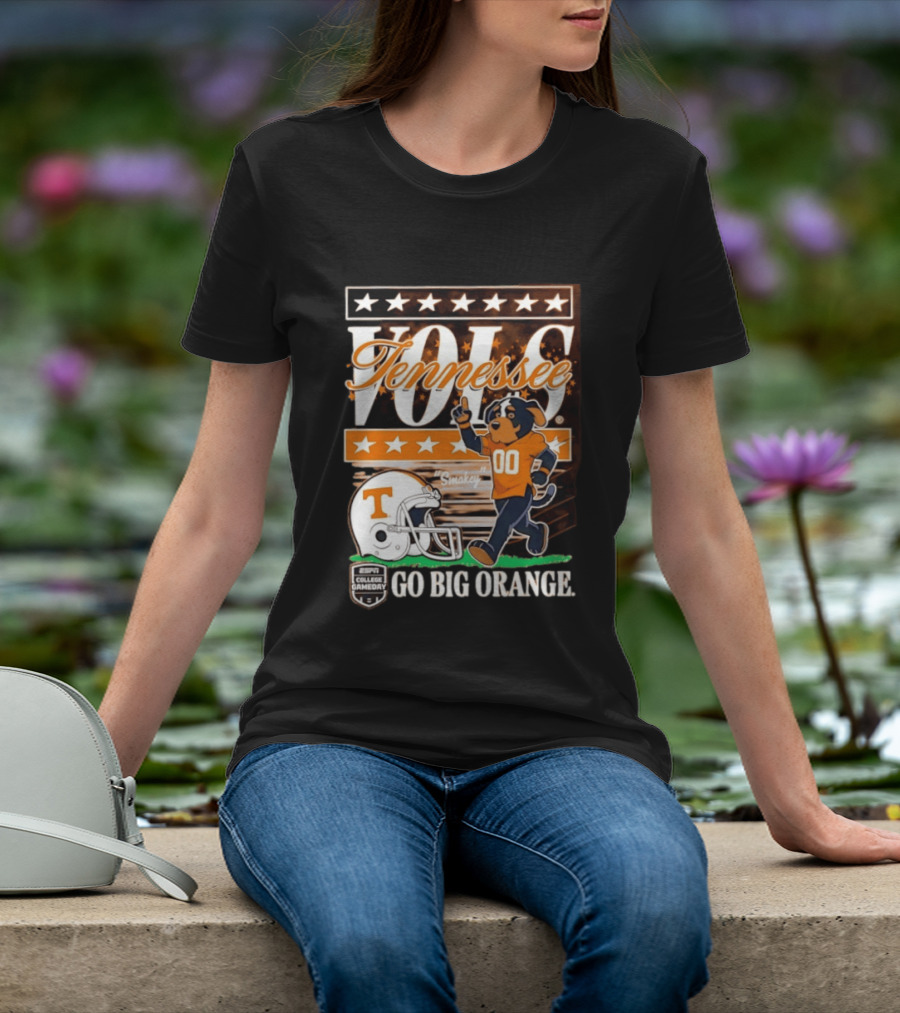 Tennessee Vols Smokey Go Big Orange ESPN College Gameday T-Shirt