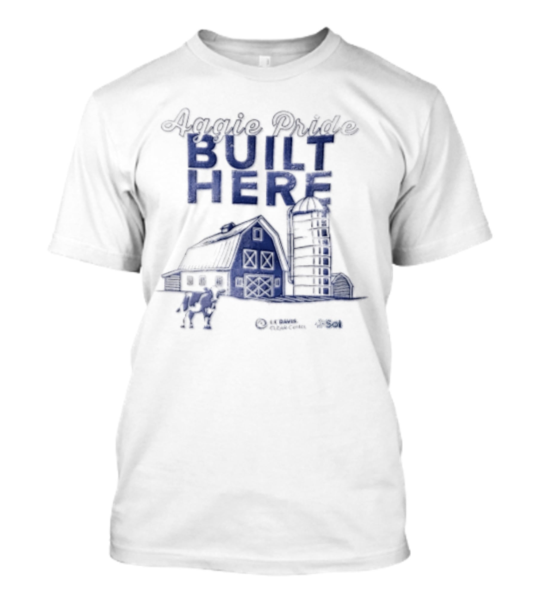 Aggie Pride Built Here Cameron Clear Noah Sol UC Davis T-Shirt