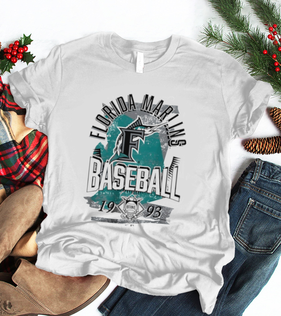 Florida Marlins Baseball 1993 National League T-Shirt