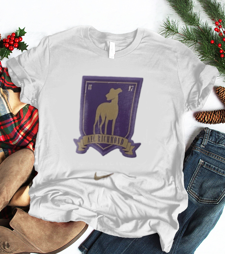 AFC Richmond Greyhound Dog Shield 1897 T-Shirt