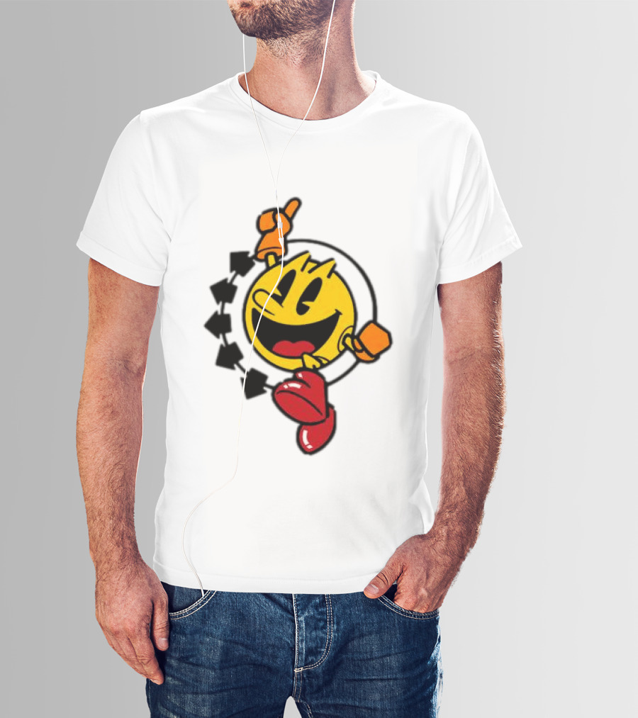 Pac Man X Blink 182 Smiley Collaboration T-Shirt