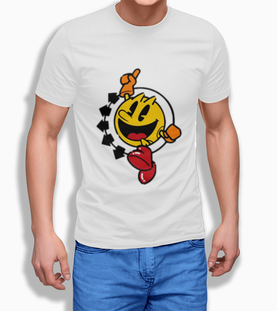 Pac Man X Blink 182 Smiley Collaboration T-Shirt