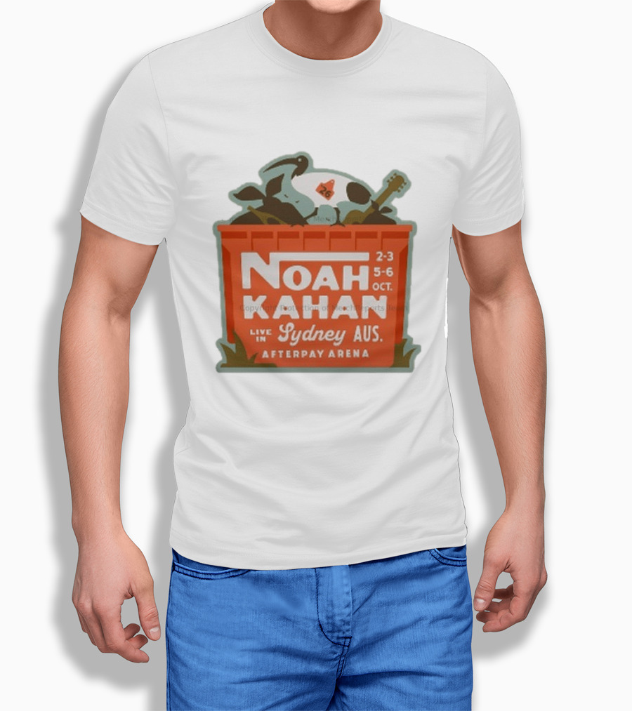 Noah Kahan Live In Sydney AUS Afterpay Arena October 2 3 5 6 2026 T-Shirt