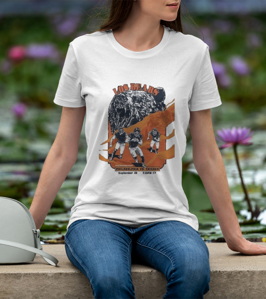Philadelphia Eagles Vs Chicago Los Bears September 28 2026 Soldier Field Week 3 1:15 PM T-Shirt