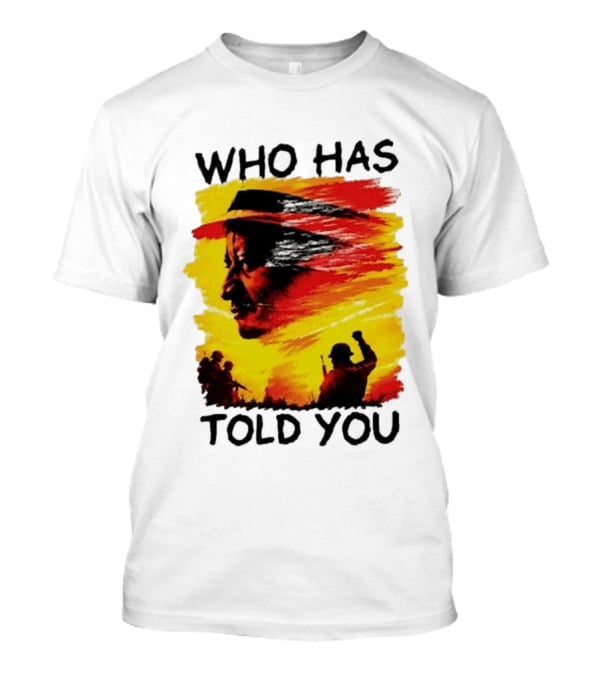 Edwin Sifuna Wears Raila Odinga's Who Has Told You T-Shirt