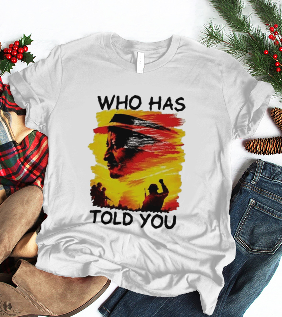 Edwin Sifuna Wears Raila Odinga's Who Has Told You T-Shirt