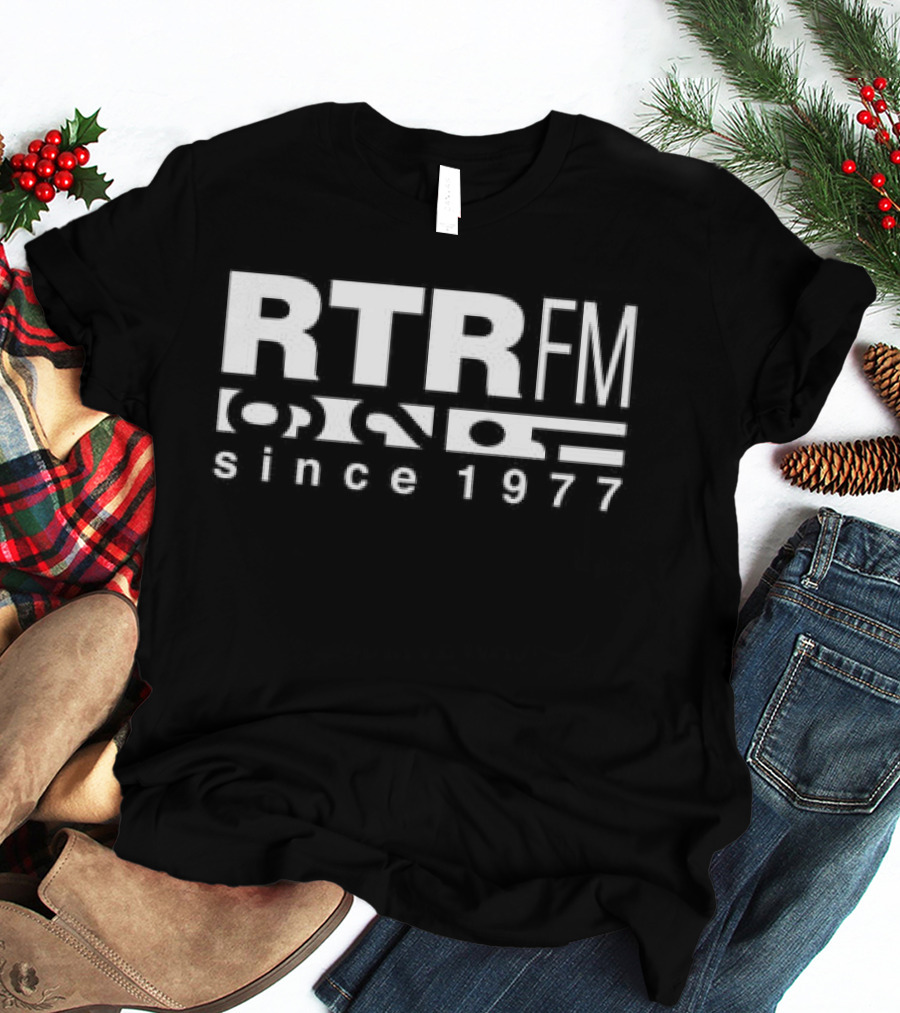 RTRFM Store Since 1977 Faded Black Cap T-Shirt