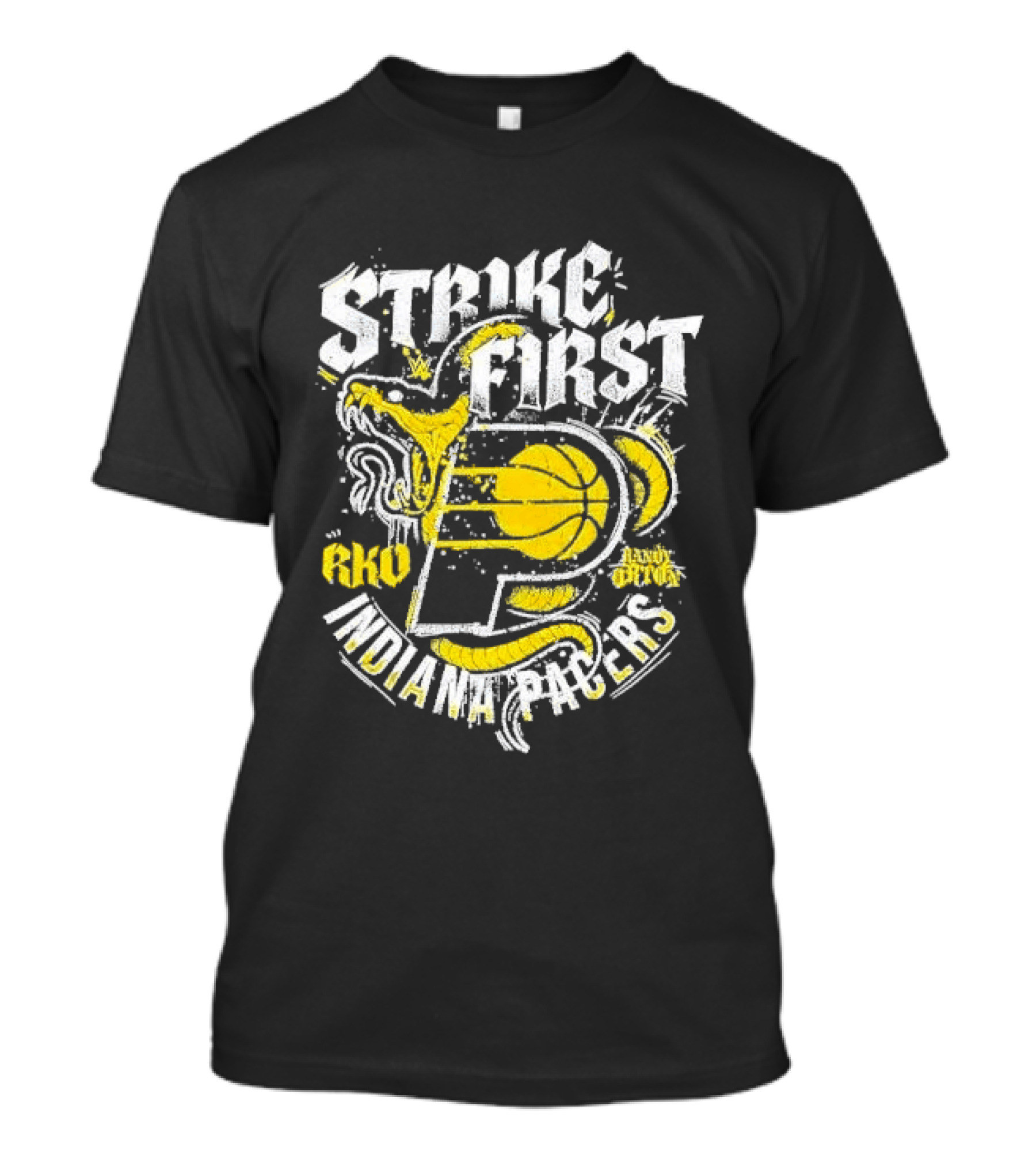 Strike First Indiana Pacers RKO Randy Orton Snake T-Shirt