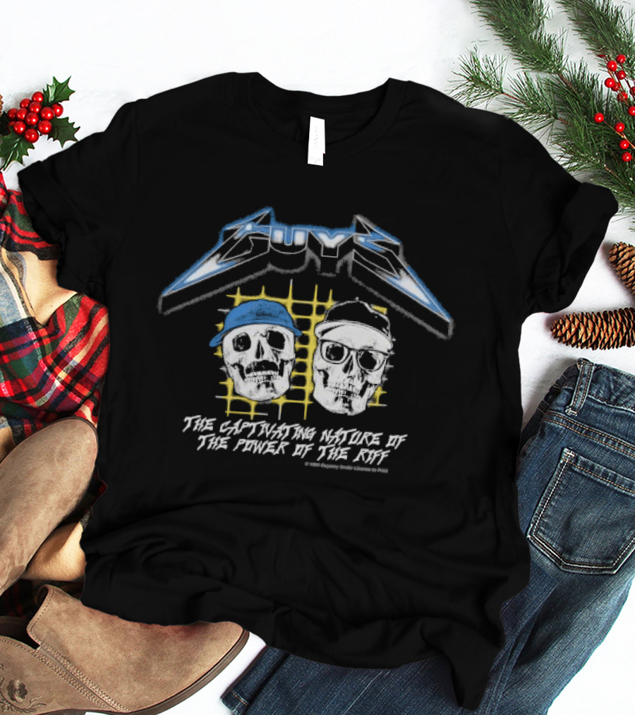 The Guysery Captinating Nature Power Of The Riff Metal Rock T-Shirt