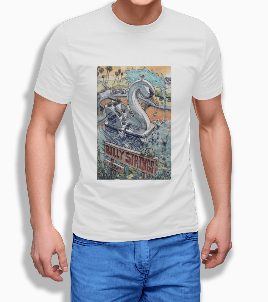 Billy Strings September 25 2026 Orpheum Theatre Los Angeles Swan Boat T-Shirt