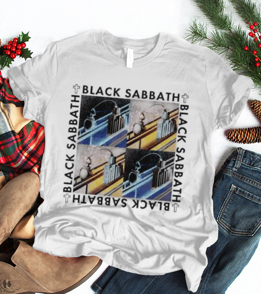 Black Sabbath Technical Ecstasy Raglan Blocks T-Shirt