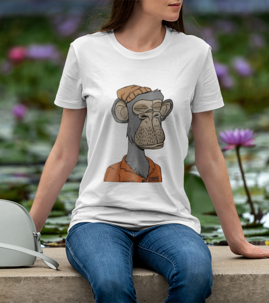 Bored Ape Yacht Club Astronaut Inmate Orange Jumpsuit T-Shirt