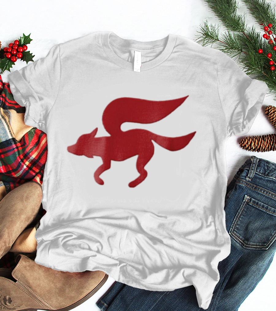 Flying Red Fox Tail Mythical Creature T-Shirt