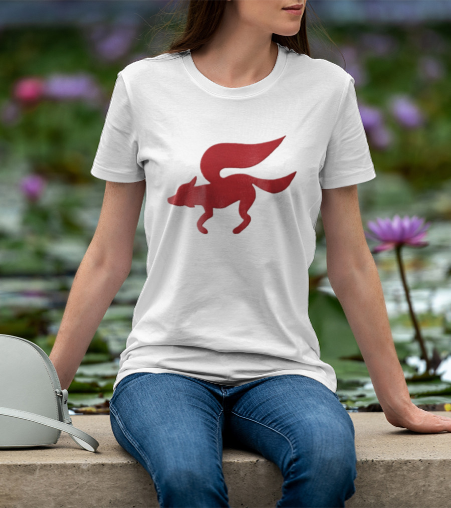 Flying Red Fox Tail Mythical Creature T-Shirt