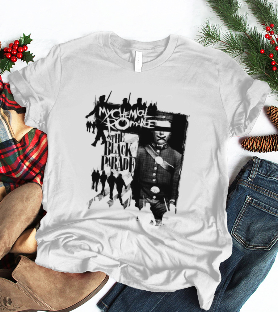 My Chemical Romance Warpath Distressed Band Names T-Shirt