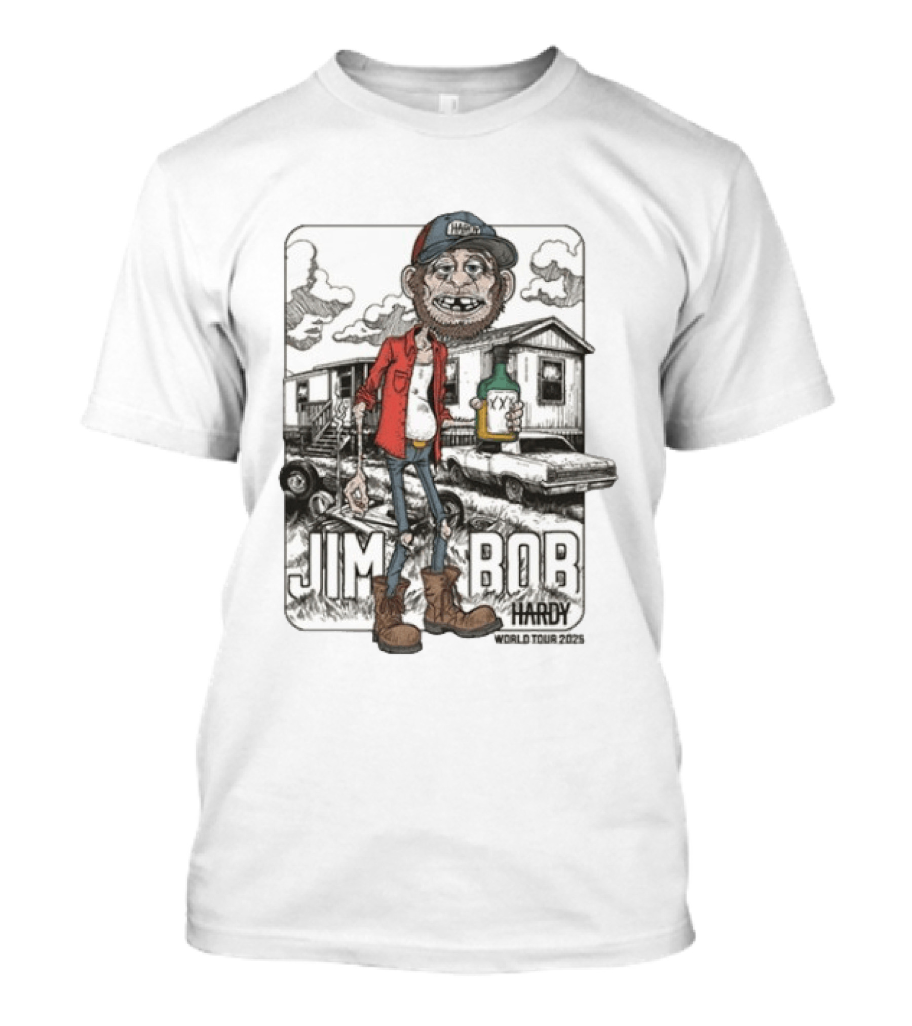 Jim Bob Hardy World Tour 2025 XX Country T-Shirt