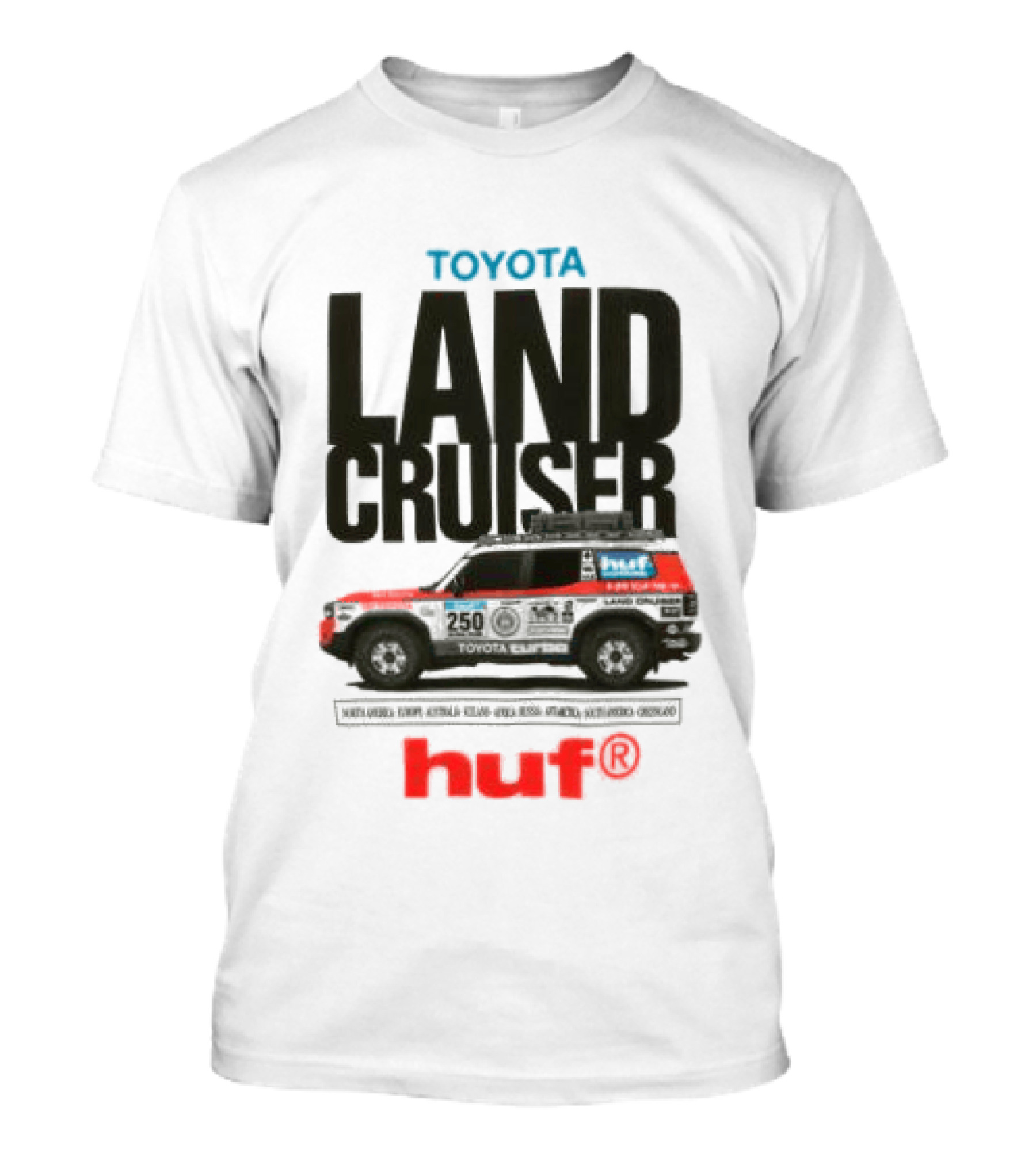 Huf X Toyota Land Cruiser Rally Huf Worldwide T-Shirt