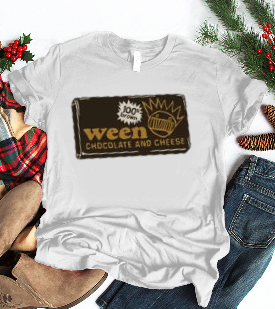 Ween Chocolate And Cheese 100% Brown T-Shirt