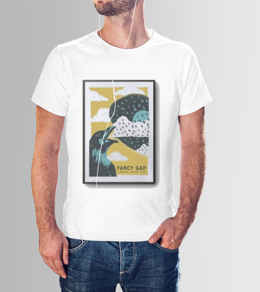 Fancy Gap Oct 2 2026 Boone Saloon Vintage Crow And Cloud Print T-Shirt