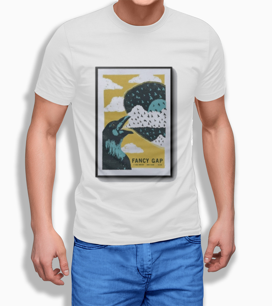 Fancy Gap Oct 2 2026 Boone Saloon Vintage Crow And Cloud Print T-Shirt