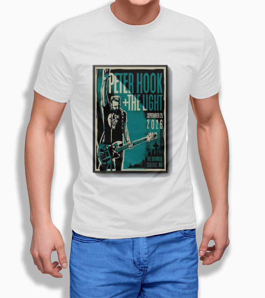 Peter Hook + The Light The Showbox Seattle WA September 25 2026 T-Shirt