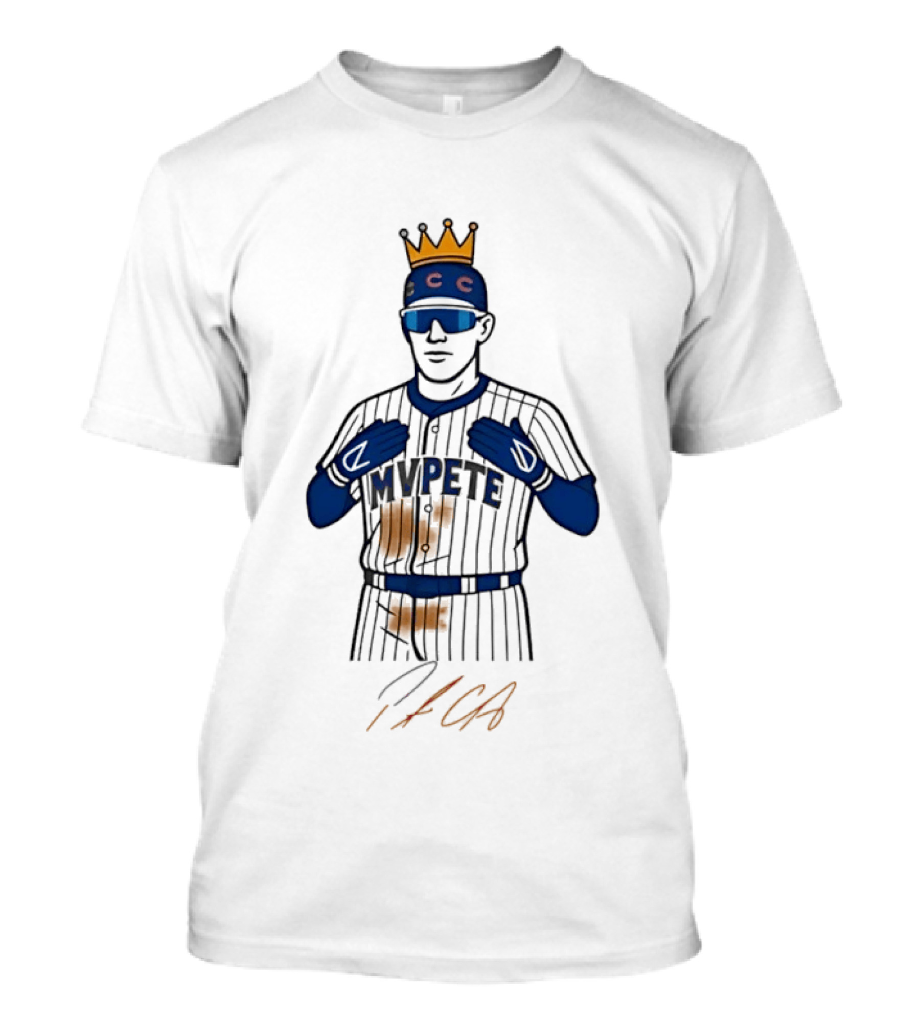 Pete Crow Armstrong MVPete King Cubs Baseball Fan T-Shirt