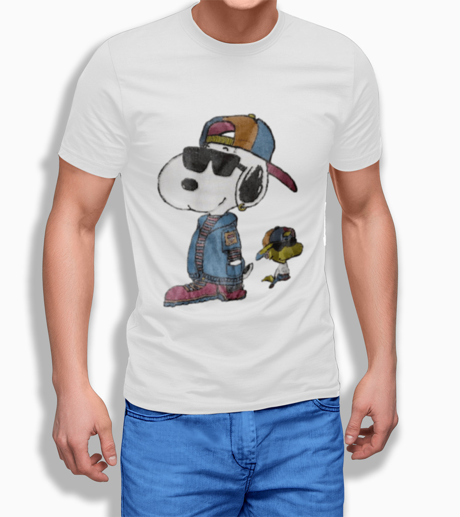 Snoopy Woodstock Cool Sunglasses Cap Jacket T-Shirt