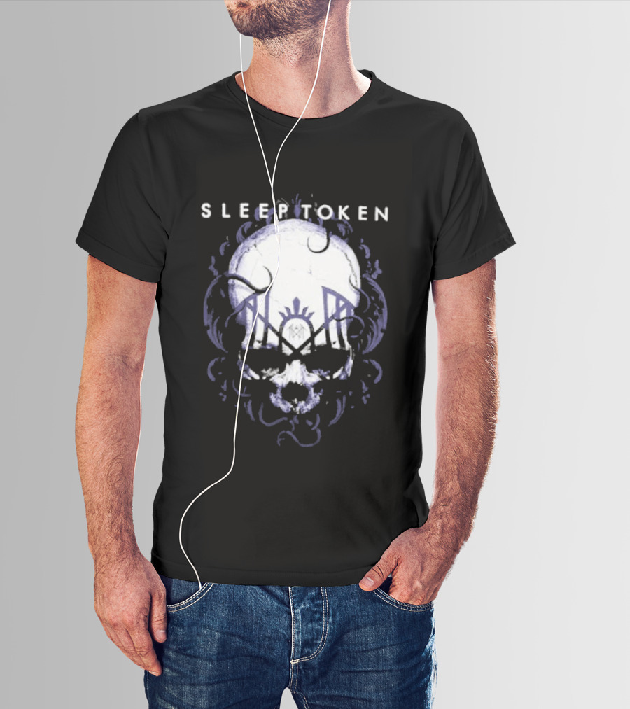 Sleep Token Skull With Crown And Mask T-Shirt