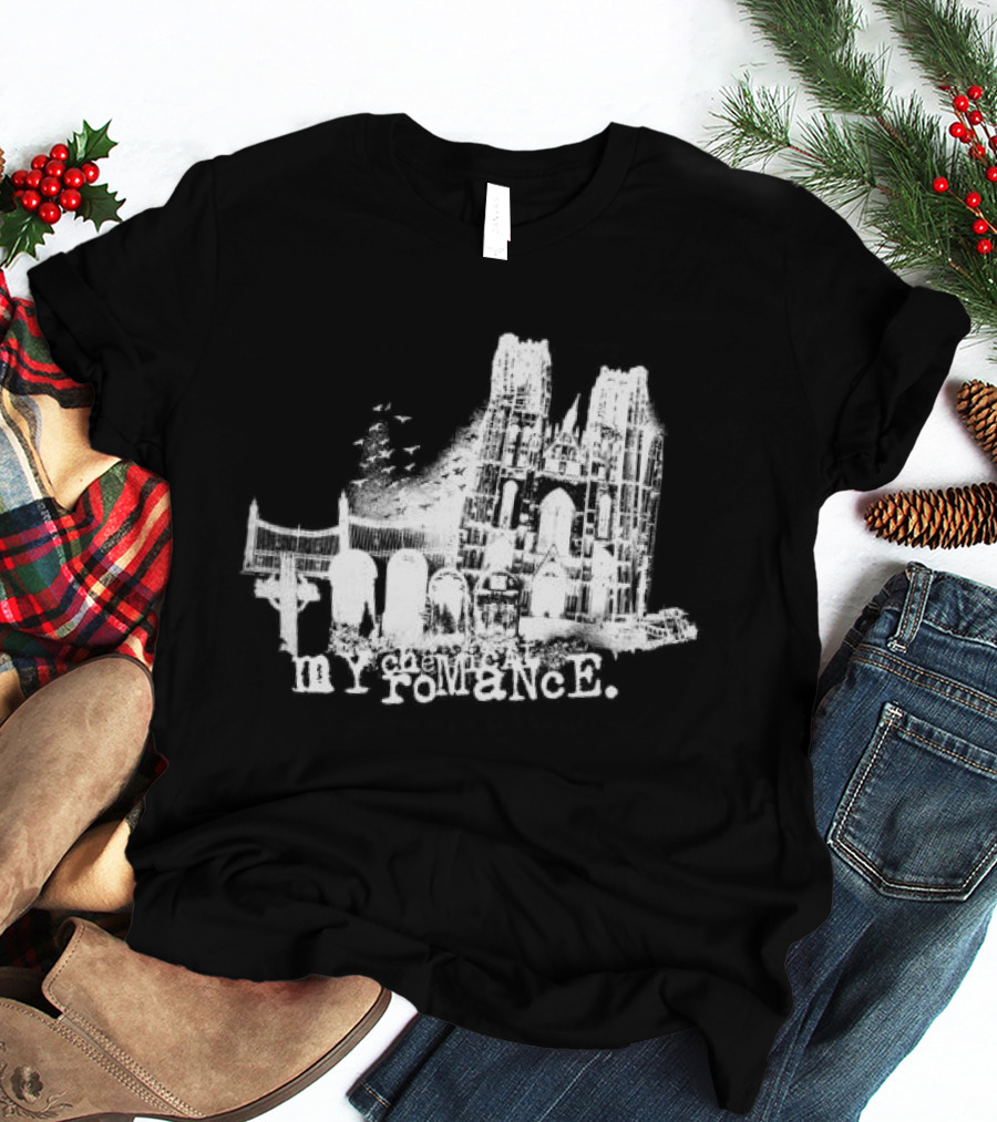 My Chemical Romance Halloween Spooky Graveyard Scene T-Shirt