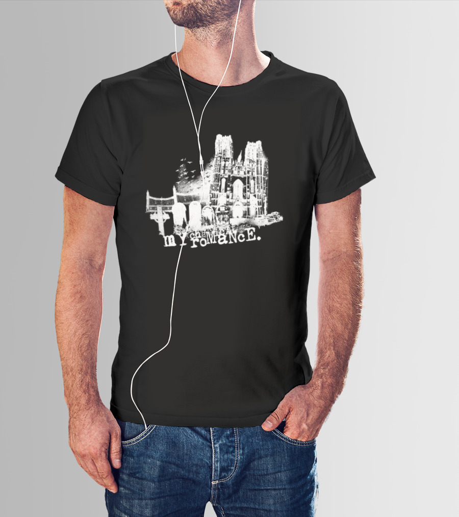 My Chemical Romance Halloween Spooky Graveyard Scene T-Shirt