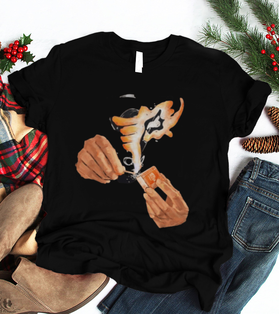 Strike And Ignite Phoenix Flare With Mystic Match Ignition T-Shirt