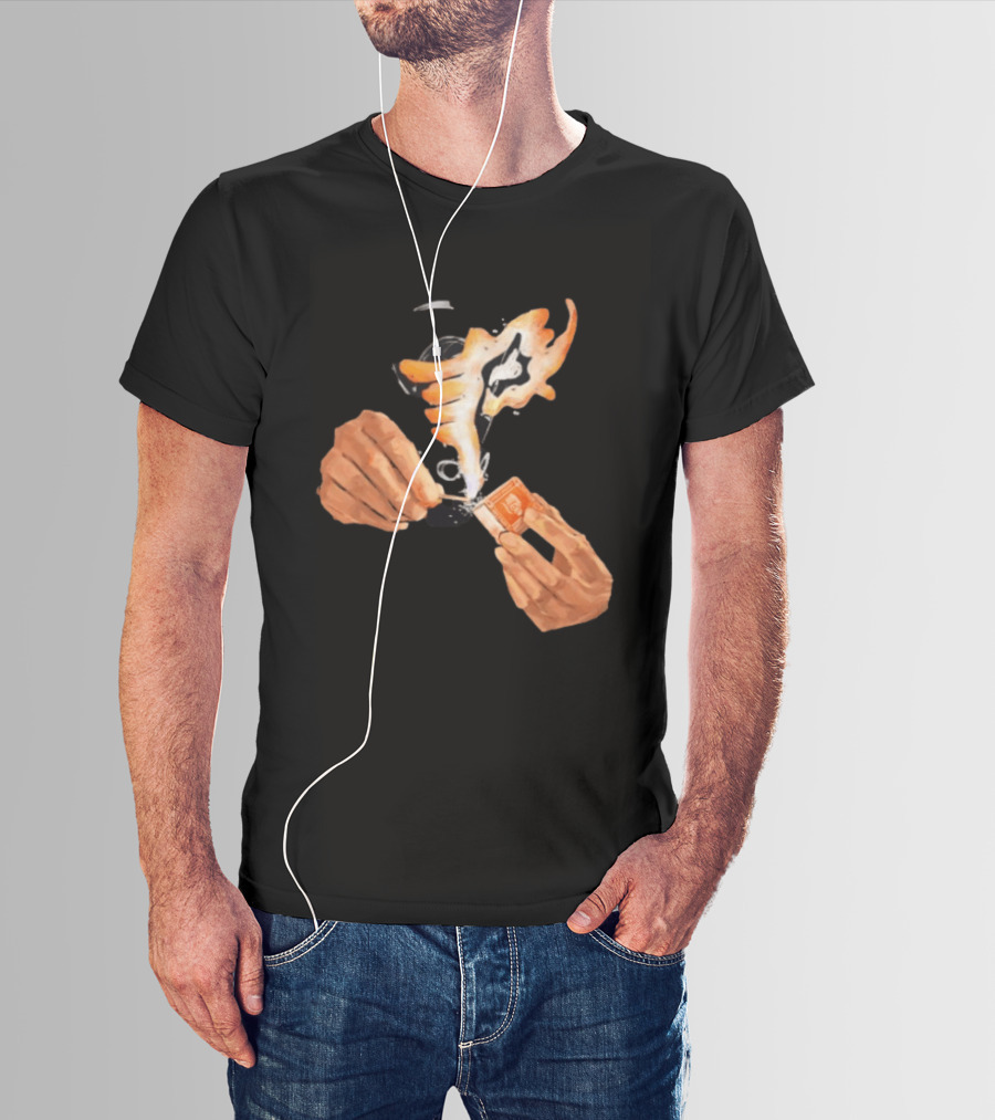 Strike And Ignite Phoenix Flare With Mystic Match Ignition T-Shirt
