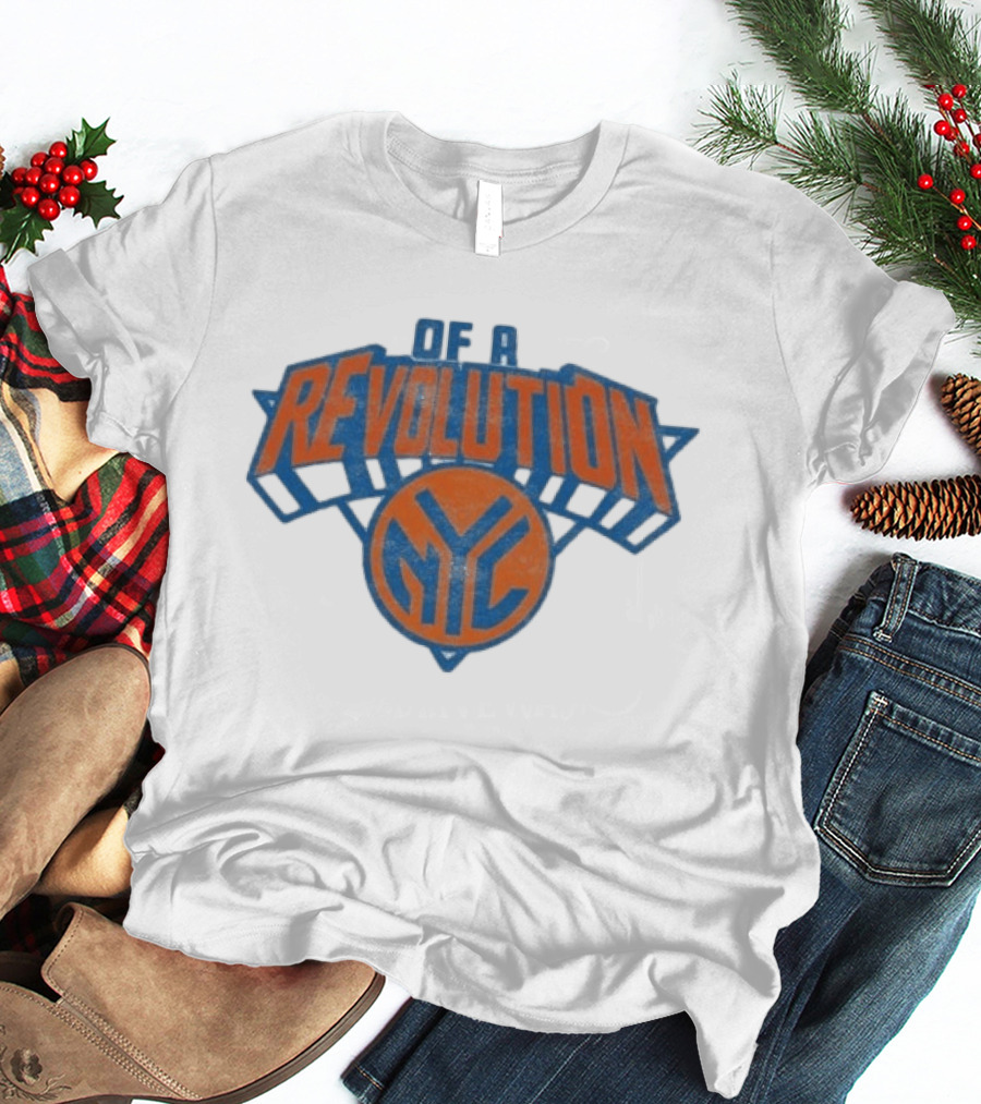 Revolution NYC New York Knicks Basketball Oar T-Shirt