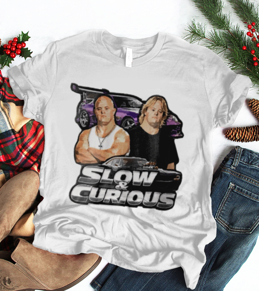 Slow & Curious Duo With Sports Cars And Menacing Muscle Cars T-Shirt