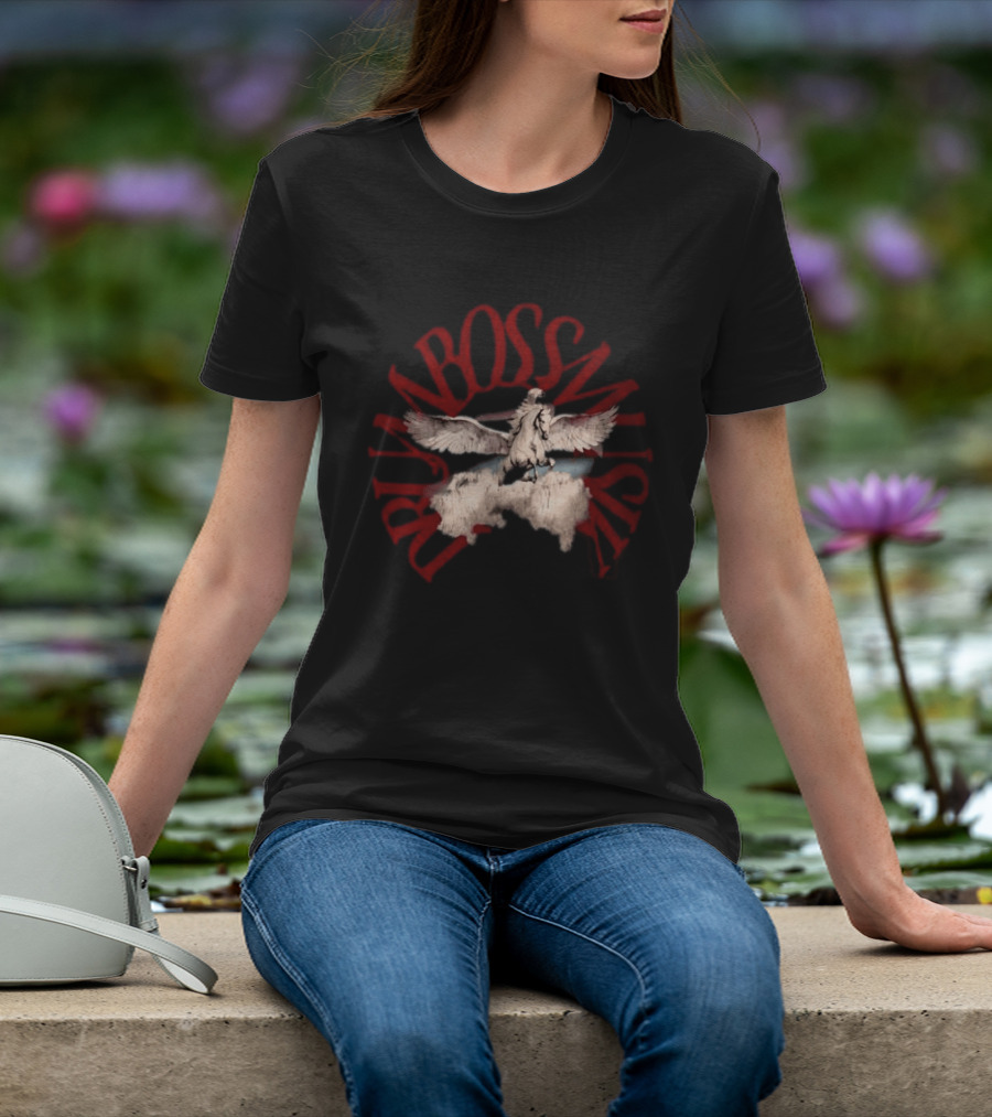 No Bad Vibes Drum Boss Musik Pegasus Clouds T-Shirt