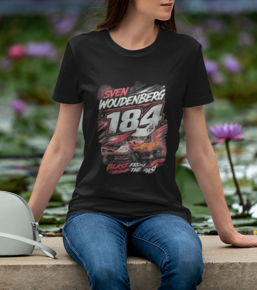 Sven Woudenberg 184 Blast From The Past Stock Car Racing Vehicle Dirt Track T-Shirt
