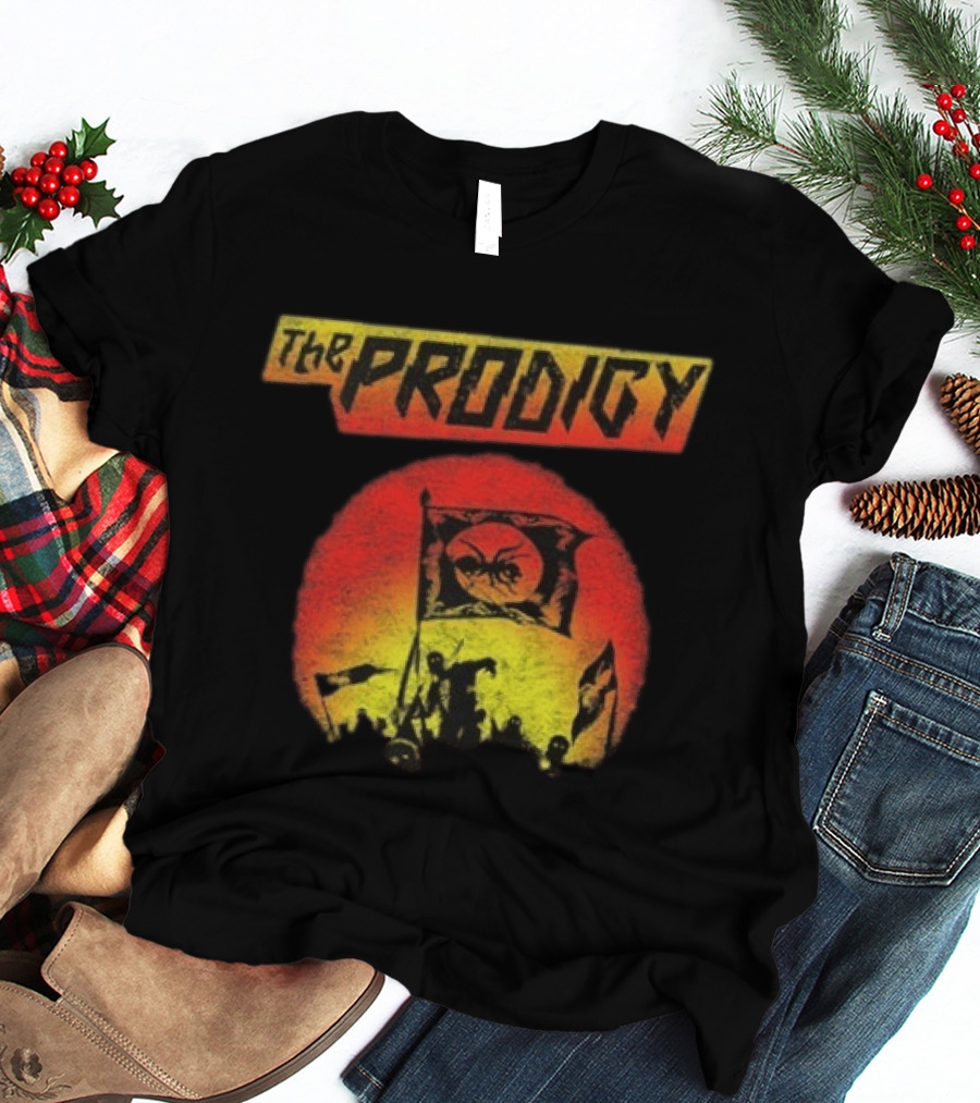 The Prodigy Warrior's Dance Event Ant Silhouette Flag T-Shirt