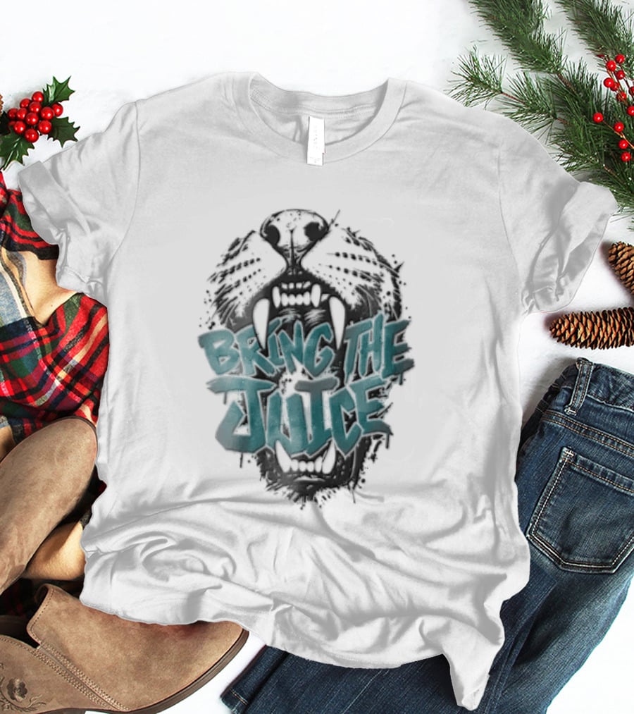 Bring The Juice Roaring Jaguar Head T-Shirt