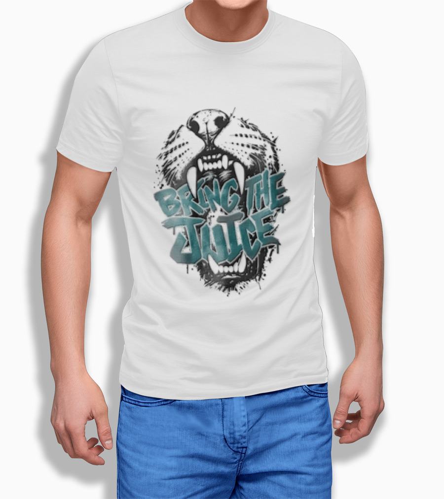 Bring The Juice Roaring Jaguar Head T-Shirt
