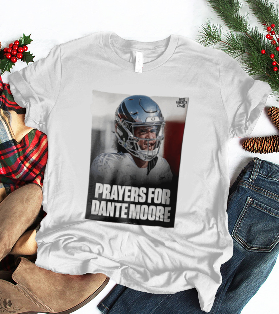 Prayers For Dante Moore Oregon Ducks Football Helmet T-Shirt