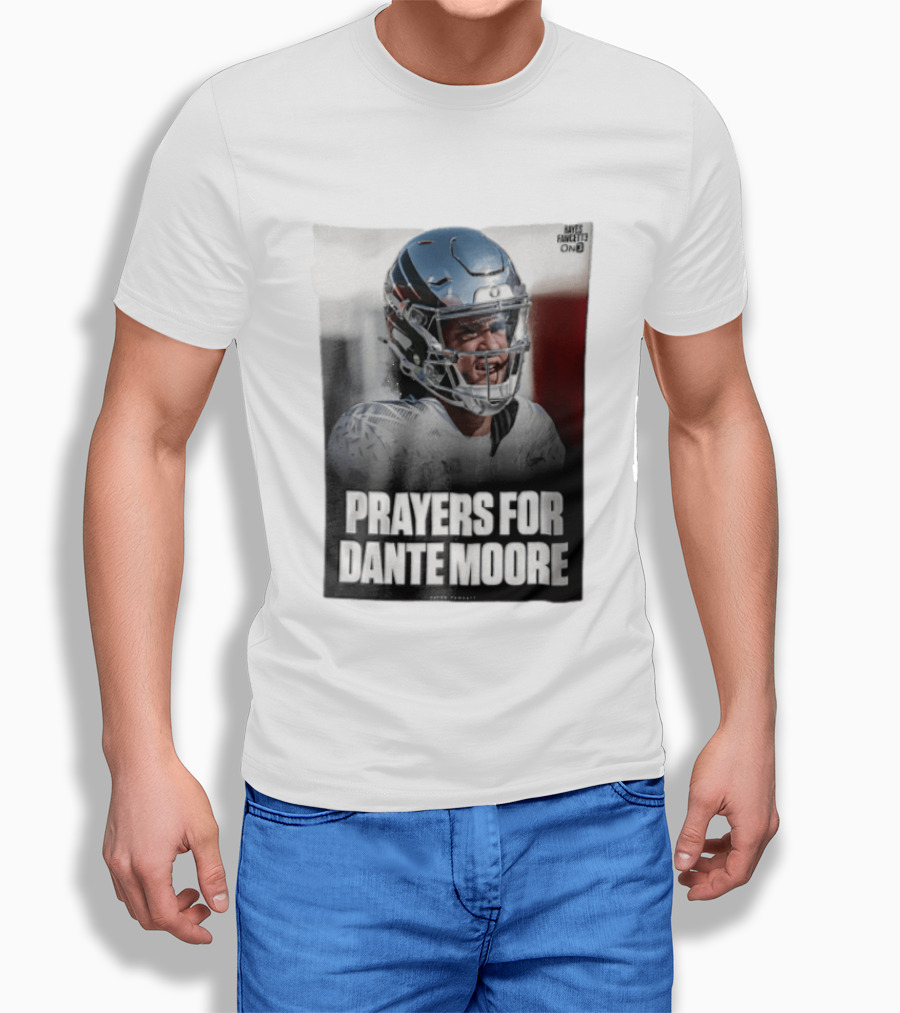 Prayers For Dante Moore Oregon Ducks Football Helmet T-Shirt