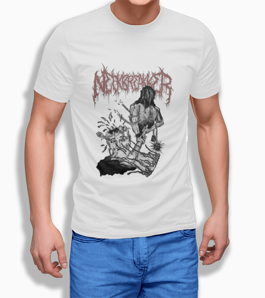 Neckbreakker Face Splitting Madness Longsleeve T-Shirt